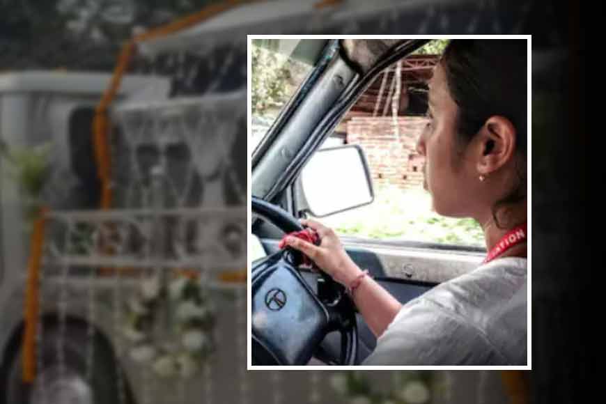 Bankura University Girl Drives a Funeral Van to Dispel Superstitions and Inspire Change – GetBengal story