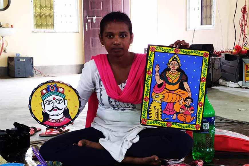 Women of the Sundarbans Revive Lost Patachitra Art Amid Monsoon Struggles – GetBengal story